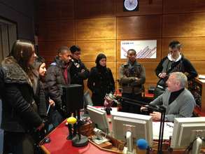 Media Trainees Visiting BBC Radio