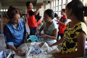 Hospital in Tacloban (via Reuters)