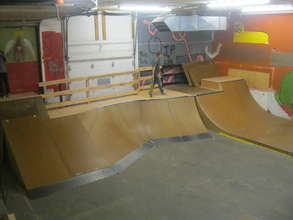 Ramps at the JP Skate Park
