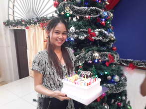 Chenda attended Christmas Celebration of Sunshine