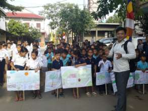 Children educate community about environment
