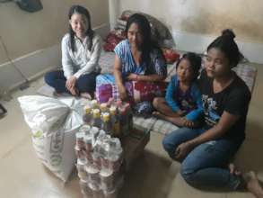 Mrs. Samhoeun received emergency relief support