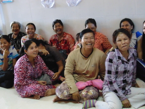 Mum's smiling with fun and hope