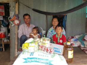 Family received relief support