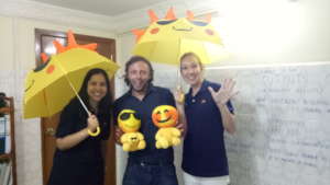 Global Giving Team come to evaluate the project2