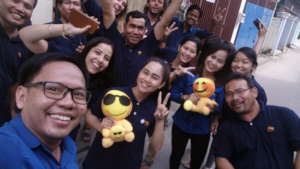 Global Giving Team come to evaluate the project