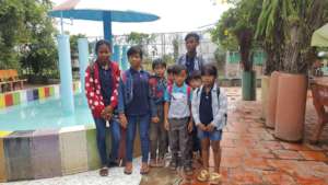 Usaphea with other children_environment education