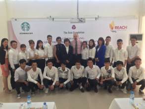 Our F&B students at our partnership ceremony