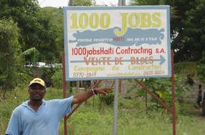 1000jobsHaiti Vente de Blocs