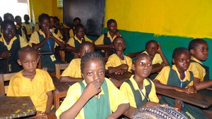 School children in West Point, Monrovia