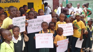 Happy children at Children Hope Community School