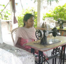 One Beneficiary woman