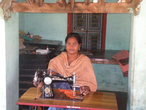 Ms.Selvi, a destitute benefited