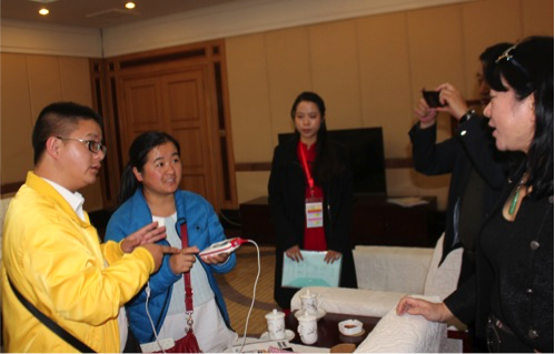 Masimo China Director introduces Rad 5 oximeters