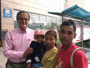 Dr Detrano with family