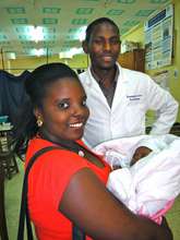 ECP - Hilary with patients in ED