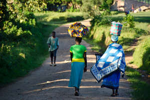 The road to the Emergency Department in Nyakibale
