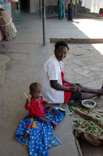 Mother and daughter outside ED