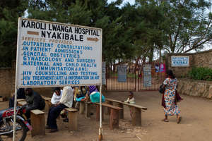 Entrance to Nyakibale Hospital