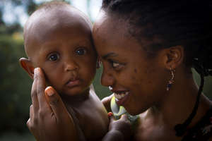 GECC's research assistant with orphan Josephine