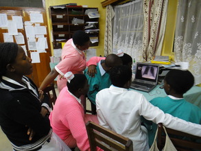 ECPs and nursing students learning to read Xrays