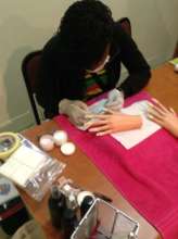 Joanna Learning her trade