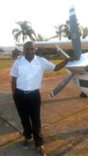 Joel as he earned his pilot's license