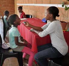 Phillippa Helping with Medical Exams