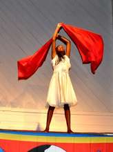 One of the Students Leading Dance