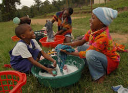 Learning to Wash Clothes the Traditional Way