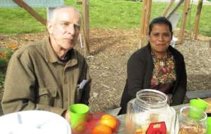 Sharing Information with a Garden Volunteer