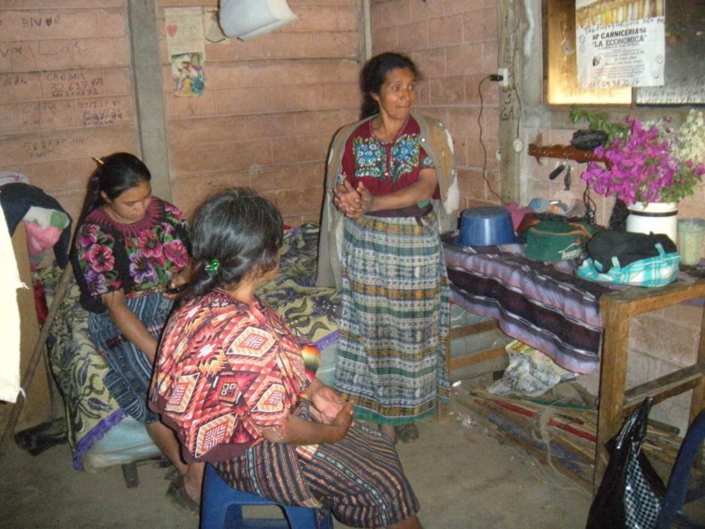 Maria Sharing What She Learned.