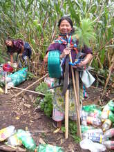 Maria Mercedes and Her New Gardening Tools