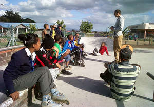Fanie at the Kleinvlei Skate club