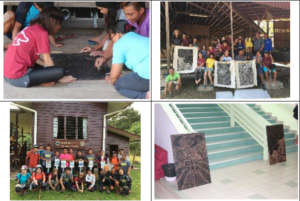 Designing sign posts and block prints