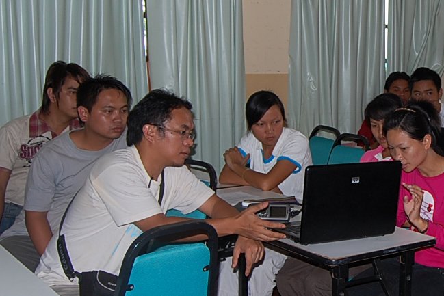 Uploading GPS points