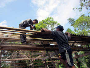 The roof goes up