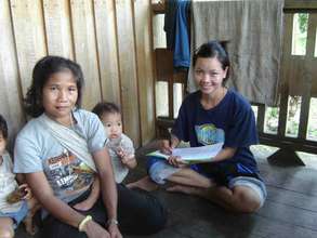 Conducting household interviews