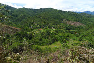 View of the Crocker Range, Sabah