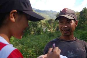 Interview with community for baseline data