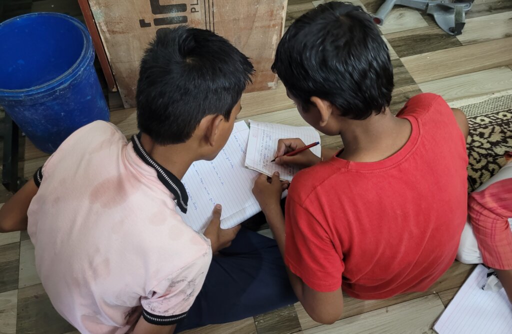 Preventing school dropout of 300 children in India