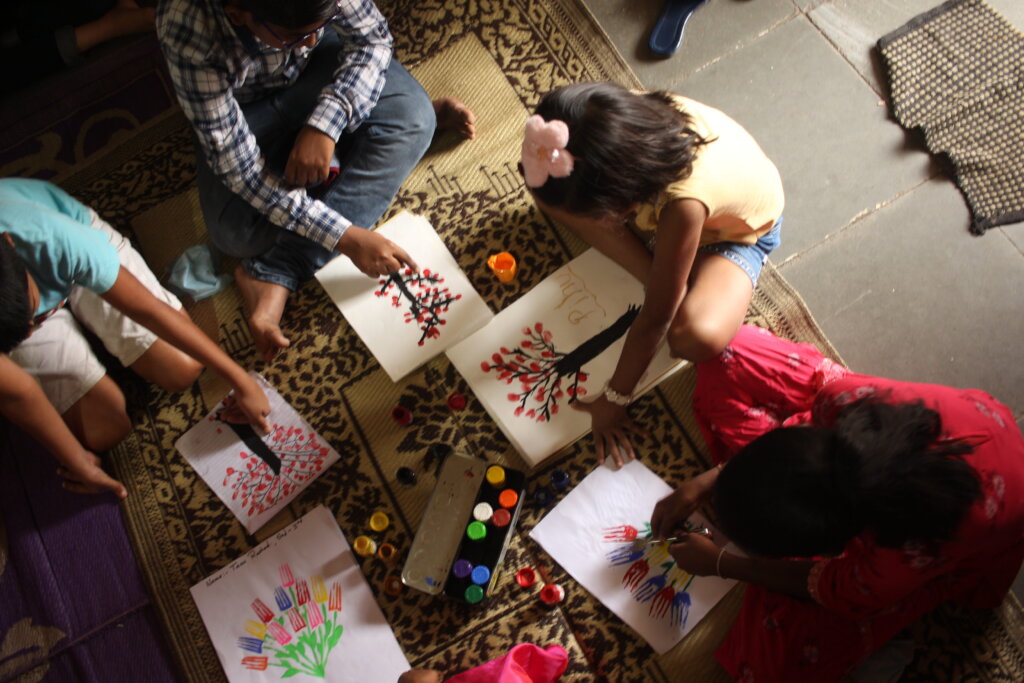 Preventing school dropout of 300 children in India