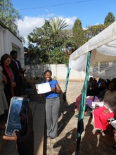Sithabisiwe receives her diploma in counseling