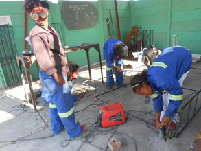 Our ZimGirls welding team at work!