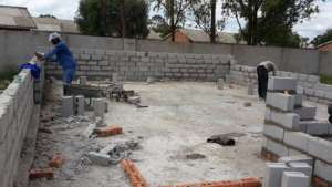 The walls start going up!