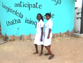 Thamani+ Hlonaphile in their nurse aide uniforms