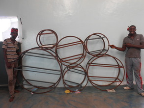 Not quite finished circular shelving