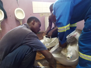 Ngqabutho learns plumbing
