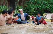 Providing Flood Relief for Families in Philippines