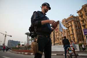 Jared Malsin reporting in Cairo with his RISC kit